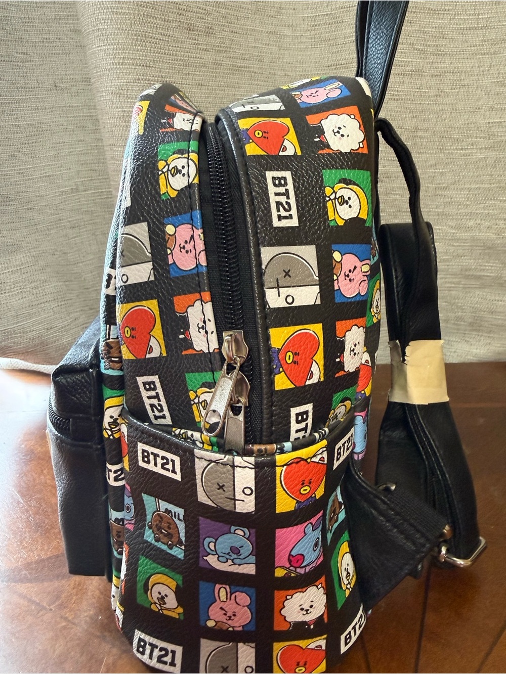 BT21 Colorful Character Mini Backpack - Picture 8 of 12